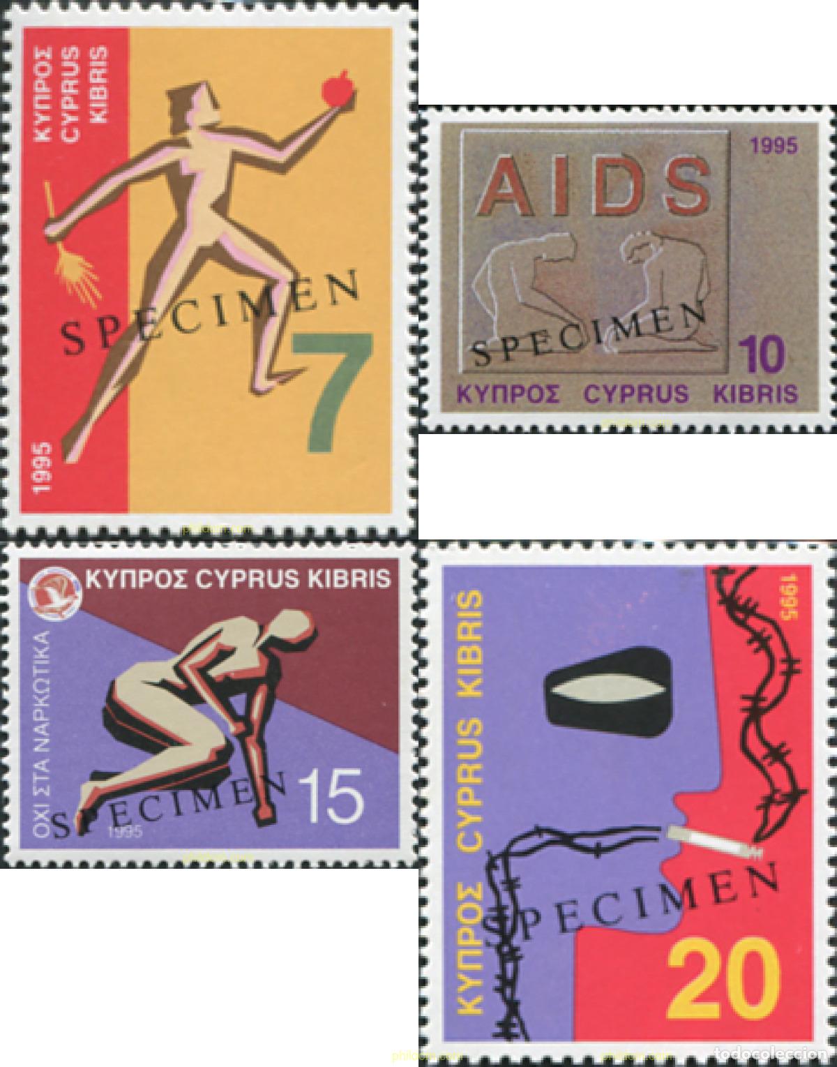 Stamps: 682179 MNH CHIPRE 1995 LA SALUD