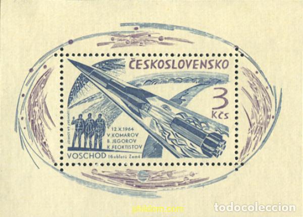 Stamps: 114995 MNH CHECOSLOVAQUIA 1964 VOSKHOD I