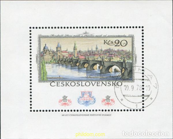 Selos: 370405 USED CHECOSLOVAQUIA 1978 PRAGA 1978. EXPOSICION FILATELICA INTERNACIONAL