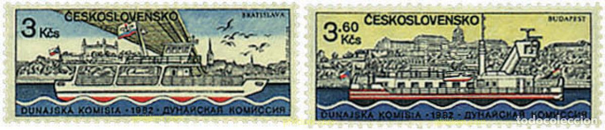 Selos: 115210 MNH CHECOSLOVAQUIA 1982 COMISION EUROPEA DEL DANUBIO