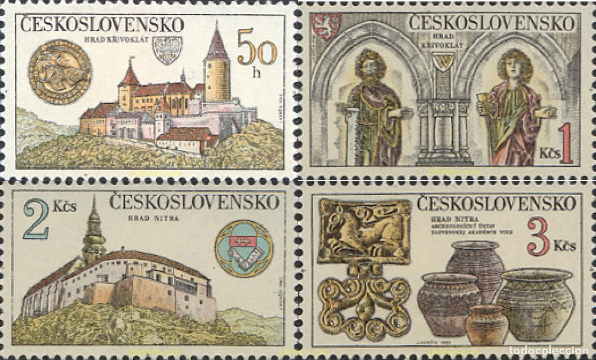 Selos: 115206 MNH CHECOSLOVAQUIA 1982 CASTILLOS