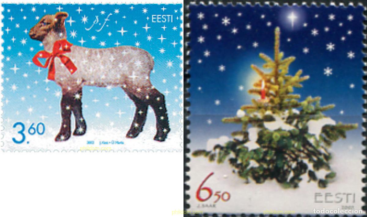 Selos: 115970 MNH ESTONIA 2002 NAVIDAD