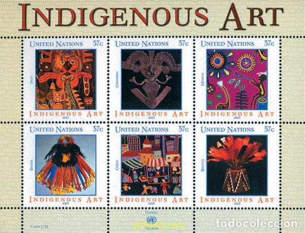 Sellos: 116692 MNH NACIONES UNIDAS. Nueva York 2003 ARTE INDIGENA