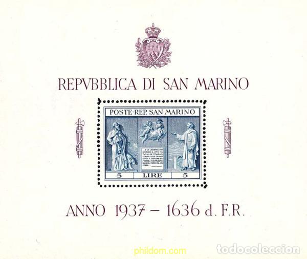 Sellos: 118578 MNH SAN MARINO 1937 INDEPENDENCIA