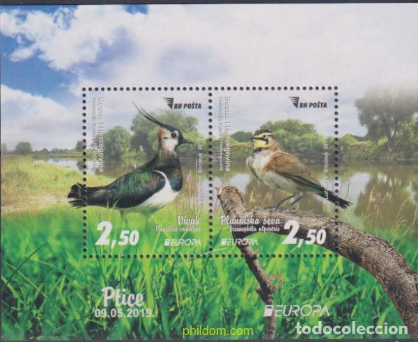 Stamps: 636622 MNH BOSNIA-HERZEGOVINA 2019 EUROPA CEPT 2019 - NATIONAL BIRD