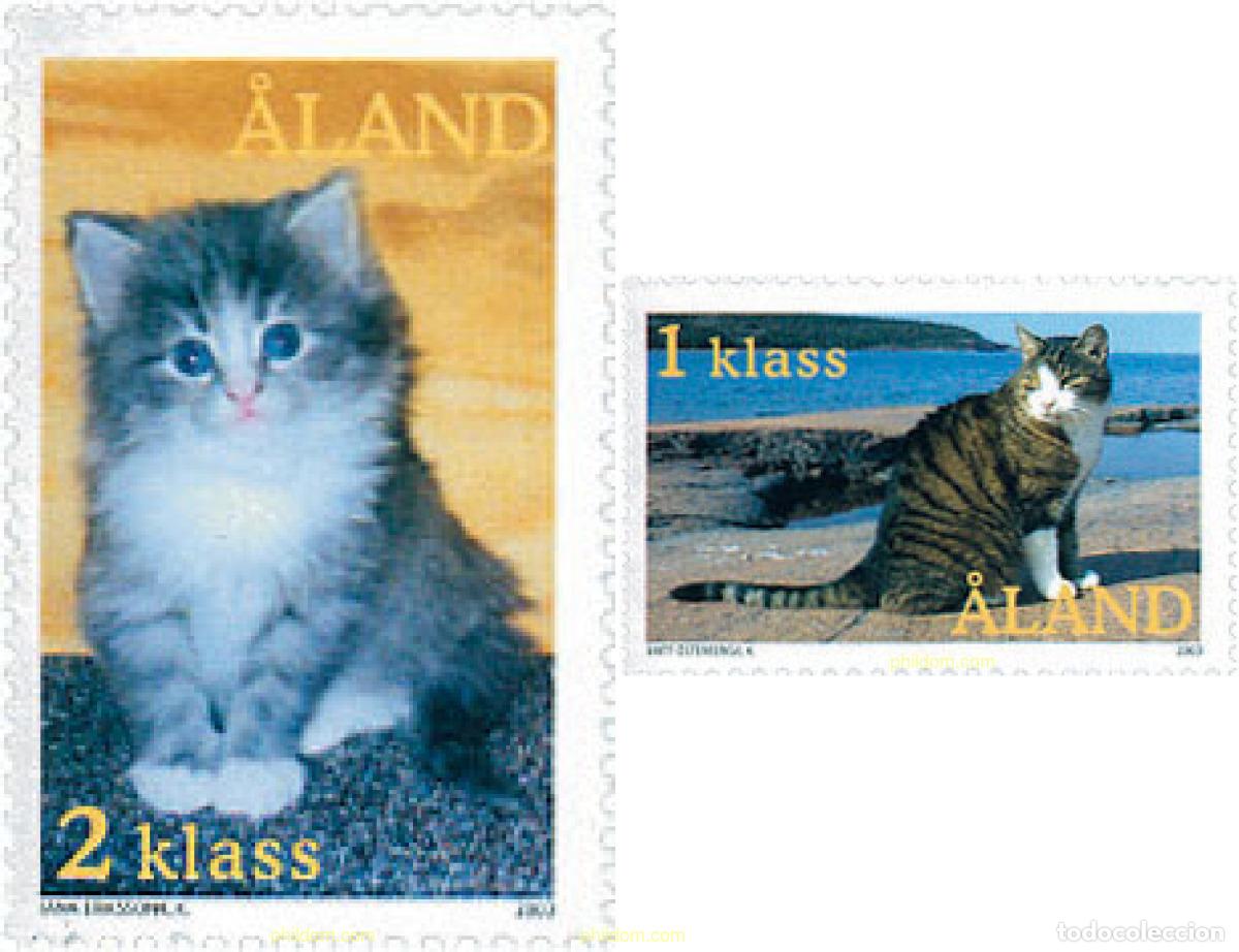 Sellos: 120032 MNH ALAND 2003 GATOS