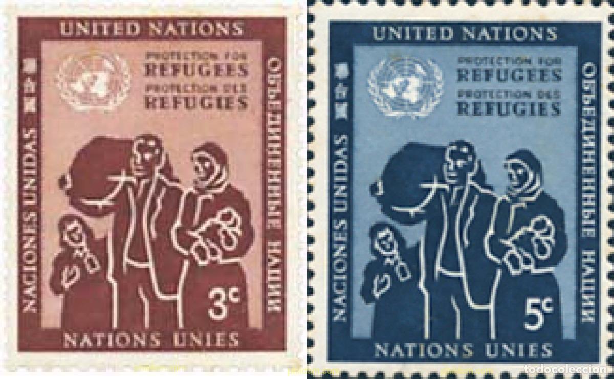 Selos: 122018 MNH NACIONES UNIDAS. Nueva York 1953 PROTECCION DE LOS REFUGIADOS