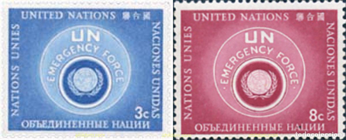 Briefmarken: 122065 MNH NACIONES UNIDAS. Nueva York 1957 FUERZAS AUXILIARES DE LA ONU