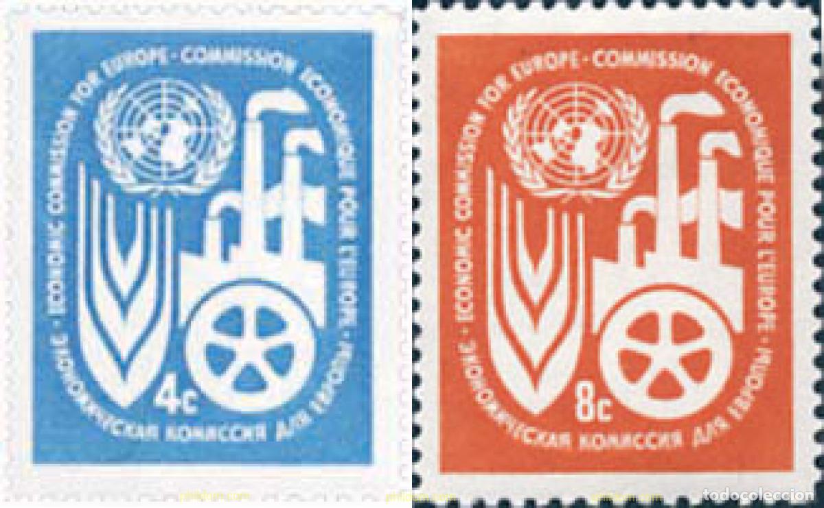 Sellos: 220879 HINGED NACIONES UNIDAS. Nueva York 1959 COMISION ECONOMICA PARA EUROPA