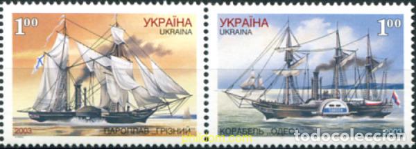Selos: 122555 MNH UCRANIA 2003 BARCOS