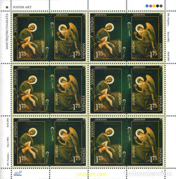 Sellos: 122872 MNH UCRANIA 2003 EUROPA CEPT. ARTE DEL CARTEL