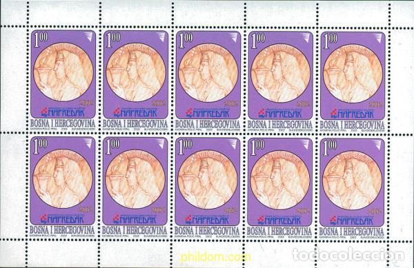 Briefmarken: 123305 MNH BOSNIA-HERZEGOVINA 2002 CENTENARIO DE LA NAPREDAK (ASOCIACION CULTURAL CROATA)