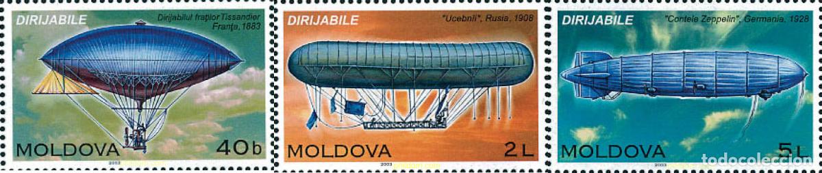 Sellos: 123570 MNH MOLDAVIA 2003 DIRIGIBLES