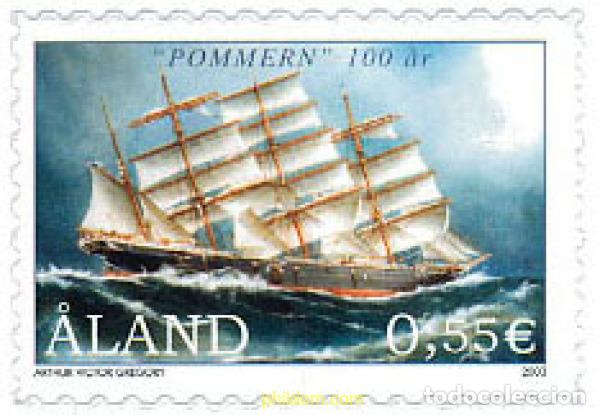 Sellos: 124838 MNH ALAND 2003 CENTENARIO DEL BARCO POMMERN