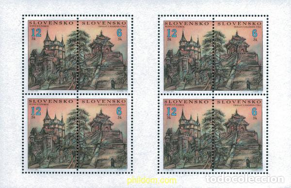 Sellos: 124876 MNH ESLOVAQUIA 2002 CASTILLOS