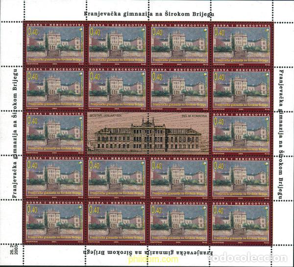 Sellos: 126319 MNH BOSNIA-HERZEGOVINA. Adm Croata 2003 COLEGIO FRANCISCANO SIROKOM