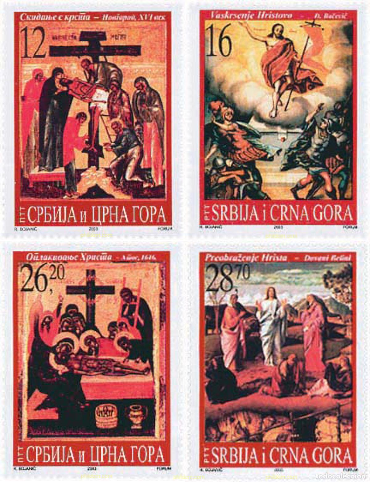 Briefmarken: 126555 MNH SERBIA Y MONTENEGRO 2003 PASCUA