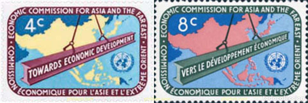 Sellos: 277651 MNH NACIONES UNIDAS. Nueva York 1960 COMISION ECONOMICA PARA ASIA Y EXTREMO ORIENTE (ECAFE)