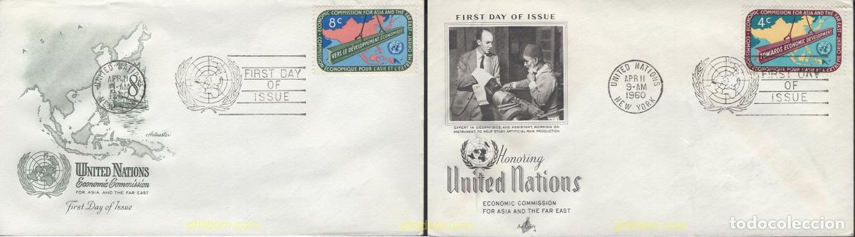 Sellos: 440933 MNH NACIONES UNIDAS. Nueva York 1960 COMISION ECONOMICA PARA ASIA Y EXTREMO ORIENTE (ECAFE)