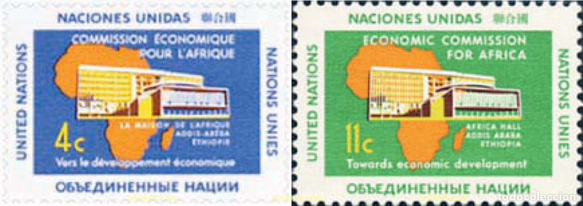 Sellos: 277656 MNH NACIONES UNIDAS. Nueva York 1961 COMISION ECONOMICA PARA AFRICA