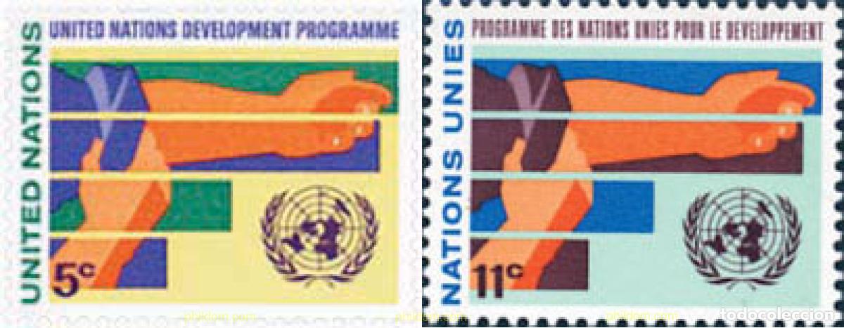 Sellos: 141230 MNH NACIONES UNIDAS. Nueva York 1967 PROGRAMA PARA EL DESARROLLO