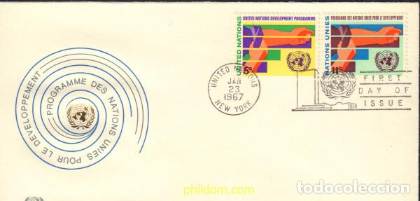 Sellos: 371054 MNH NACIONES UNIDAS. Nueva York 1967 PROGRAMA PARA EL DESARROLLO