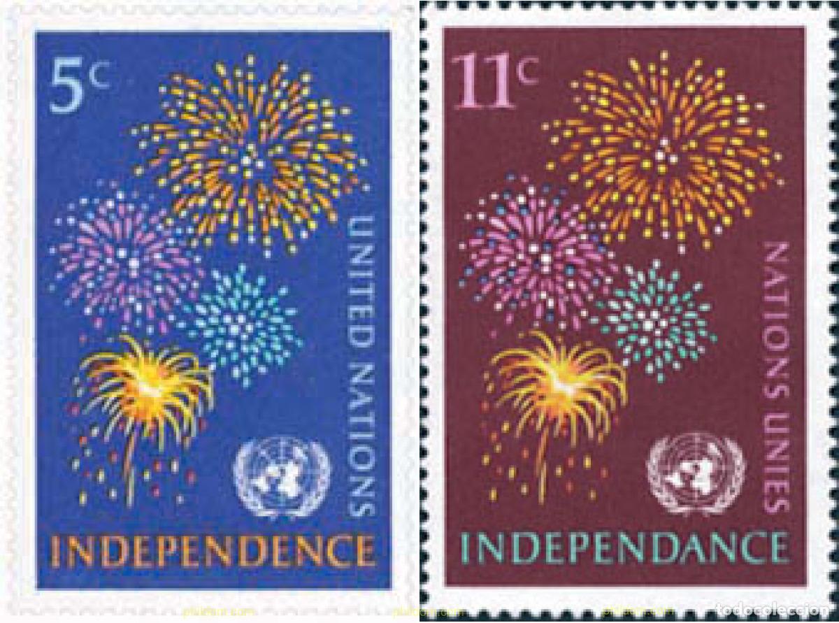 Sellos: 127057 MNH NACIONES UNIDAS. Nueva York 1967 NUEVAS NACIONES INDEPENDIENTES