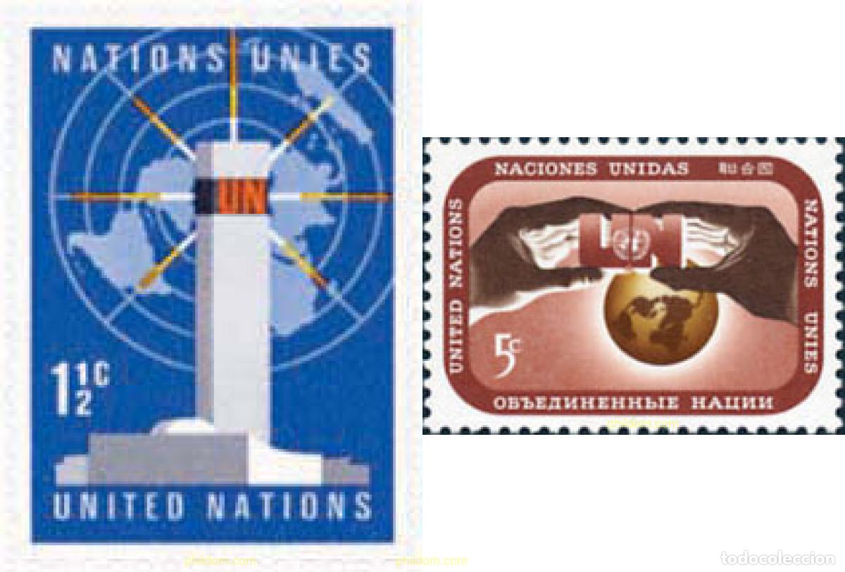 Sellos: 127056 MNH NACIONES UNIDAS. Nueva York 1967 MOTIVOS VARIOS