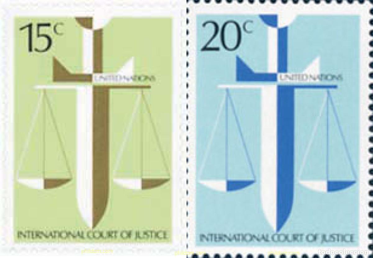 Briefmarken: 127203 MNH NACIONES UNIDAS. Nueva York 1979 TRIBUNAL INTERNACIONAL DE JUSTICIA DE LA HAYA