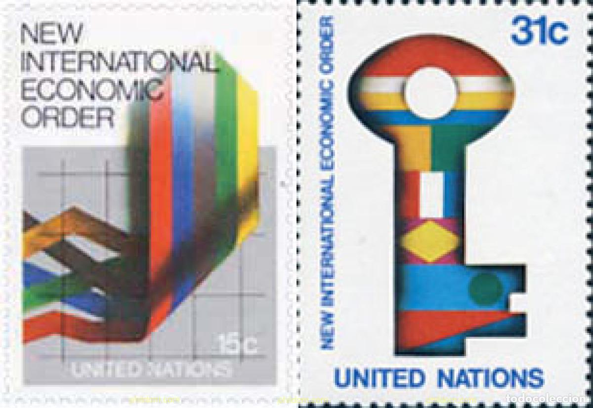 Briefmarken: 127204 MNH NACIONES UNIDAS. Nueva York 1980 NUEVO ORDEN ECONOMICO INTERNACIONAL