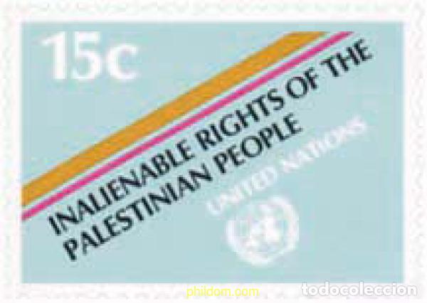 Briefmarken: 127211 MNH NACIONES UNIDAS. Nueva York 1981 DERECHOS DEL PUEBLO PALESTINO