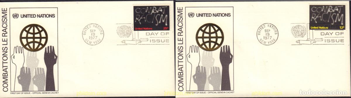 Briefmarken: 441068 MNH NACIONES UNIDAS. Nueva York 1977 LUCHA CONTRA LA DISCRIMINACION RACIAL