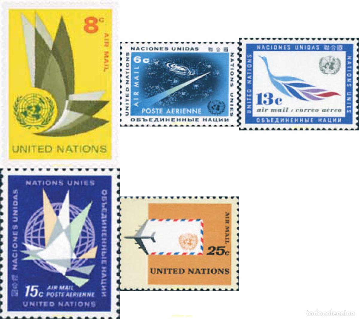 Stamps: 220878 HINGED NACIONES UNIDAS. Nueva York 1963 MOTIVOS VARIOS