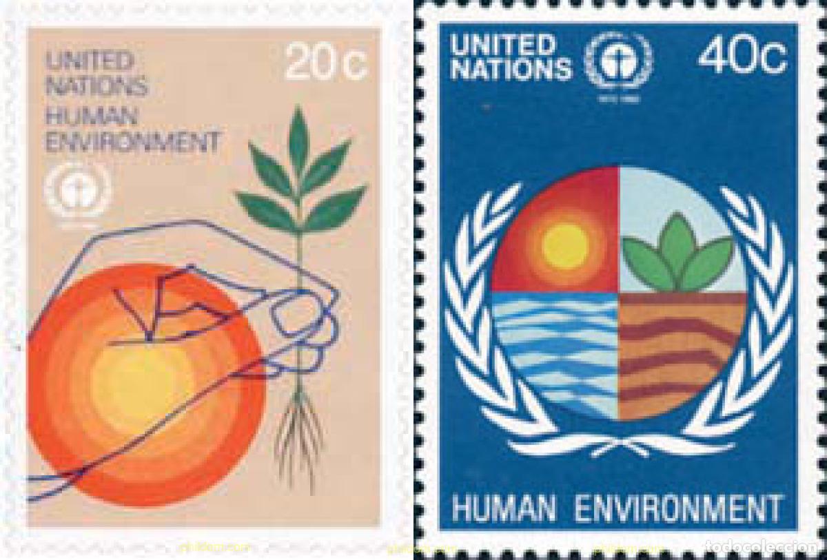 Sellos: 127233 MNH NACIONES UNIDAS. Nueva York 1982 ENTORNO HUMANO