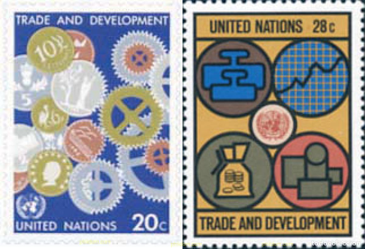 Sellos: 127238 MNH NACIONES UNIDAS. Nueva York 1983 COMERCIO Y DESARROLLO