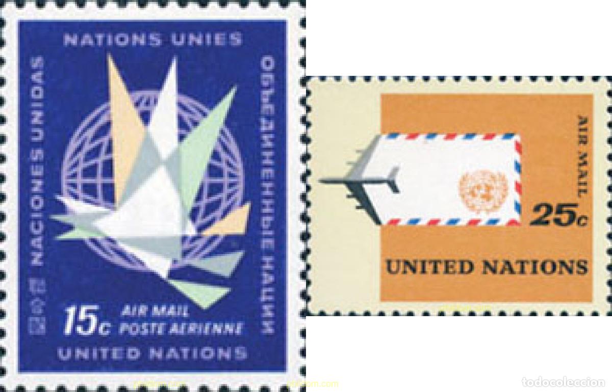Sellos: 272289 MNH NACIONES UNIDAS. Nueva York 1963 MOTIVOS VARIOS