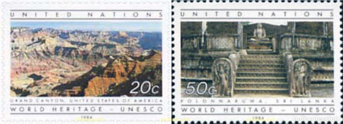 Sellos: 127241 MNH NACIONES UNIDAS. Nueva York 1984 PATRIMONIO NACIONAL