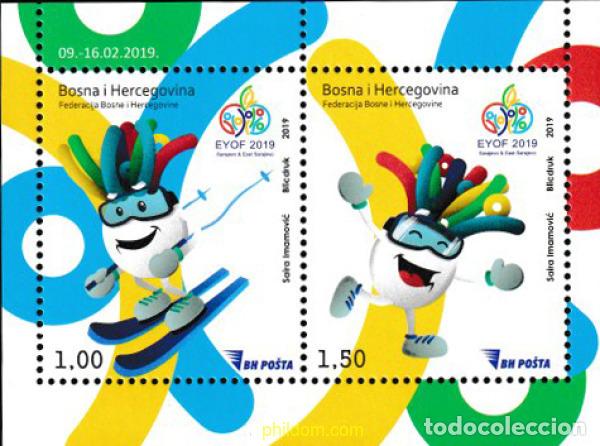 Sellos: 606889 MNH BOSNIA-HERZEGOVINA 2019 FESTIVAL OLIMPICO