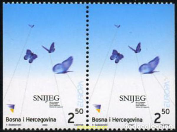 Sellos: 127500 MNH BOSNIA-HERZEGOVINA 2003 EUROPA CEPT. ARTE DEL CARTEL