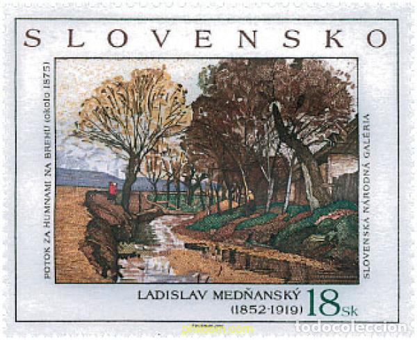 Sellos: 127540 MNH ESLOVAQUIA 2003 150 ANIVERSARIO DEL NACIMIENTO DE LADISLAV MEDNANSKY