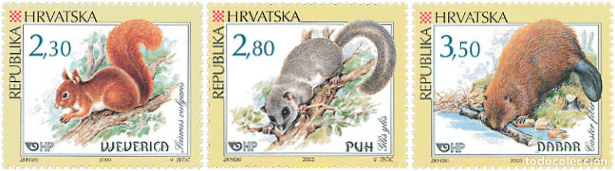 Sellos: 127518 MNH CROACIA 2003 FAUNA