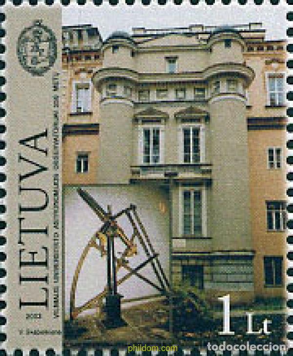 Sellos: 127673 MNH LITUANIA 2003 250 ANIVERSARIO DEL OBSERVATORIO ASTRONOMICO DE VILNIUS