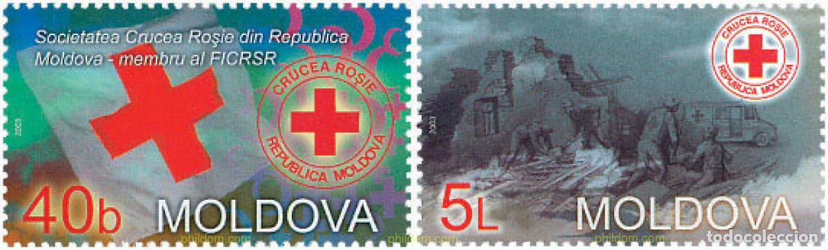 Sellos: 127701 MNH MOLDAVIA 2003 CRUZ ROJA
