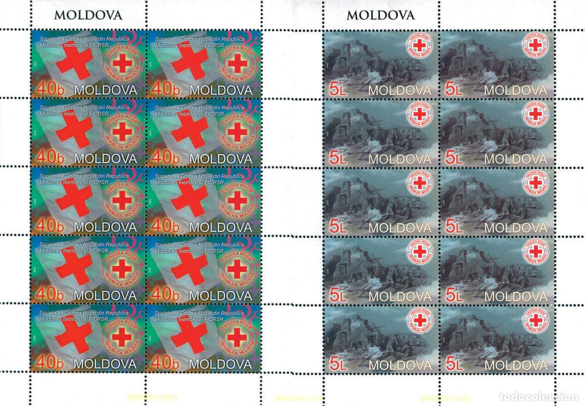 Sellos: 127702 MNH MOLDAVIA 2003 CRUZ ROJA
