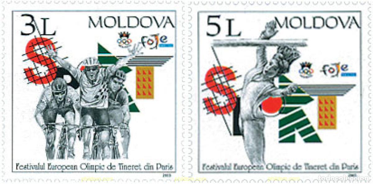 Briefmarken: 611600 MNH MOLDAVIA 2003 FESTIVAL OLIMPICO EUROPEO