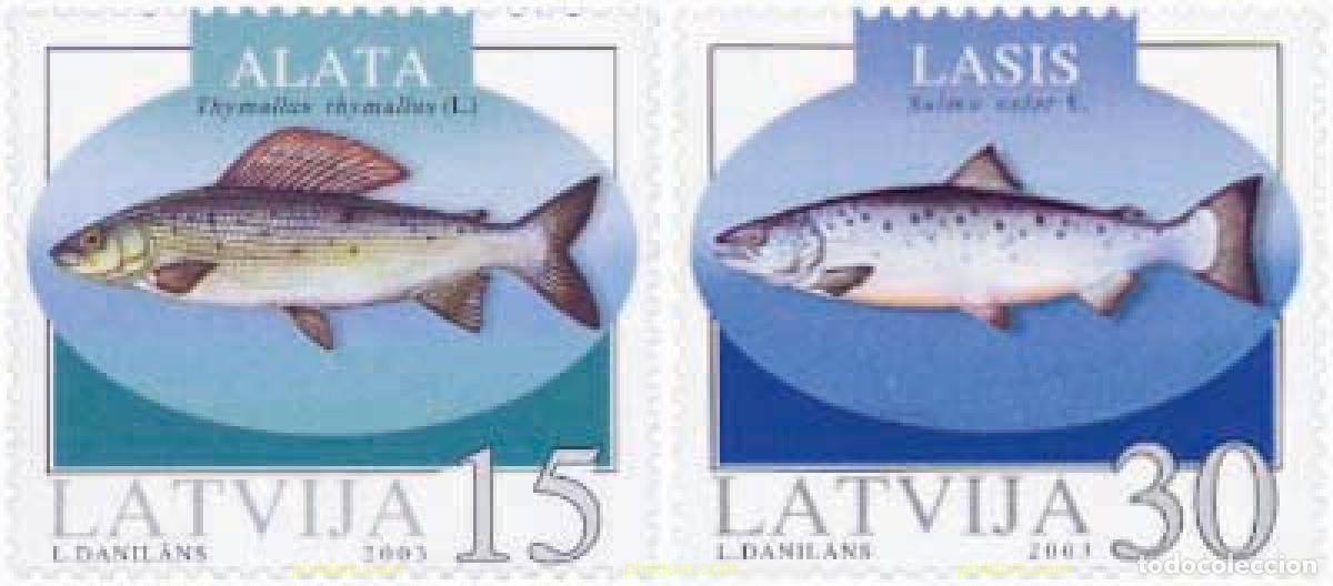 Sellos: 131915 MNH LETONIA 2003 PECES
