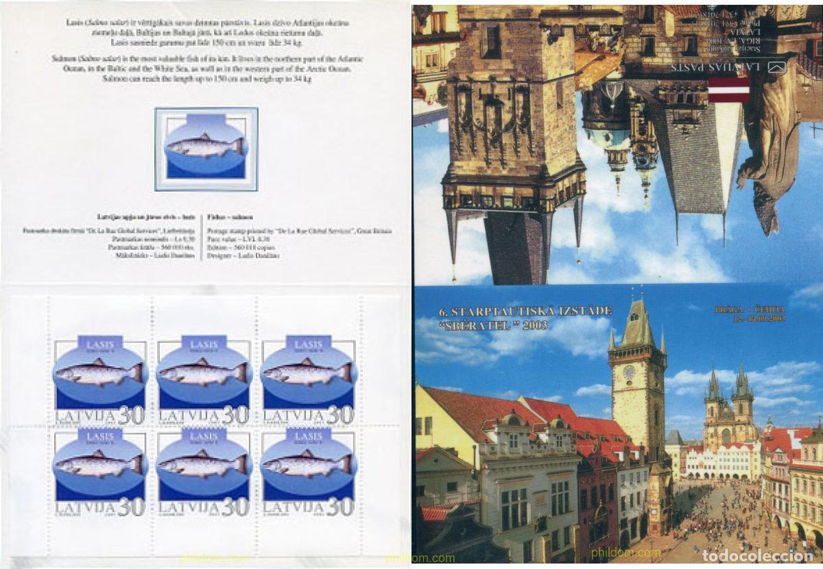 Sellos: 136325 MNH LETONIA 2003 PECES