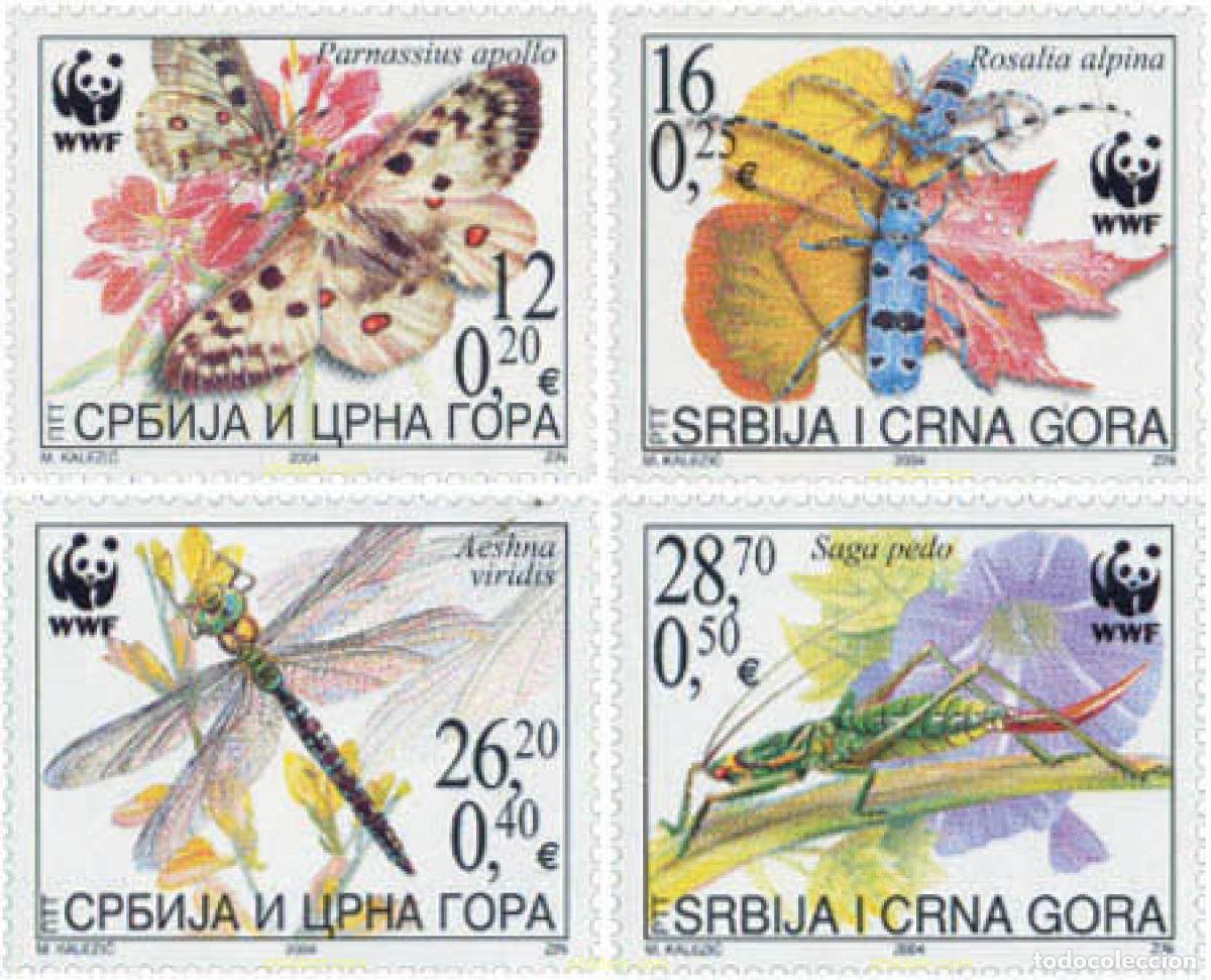 Sellos: 131829 MNH SERBIA Y MONTENEGRO 2004 WWF