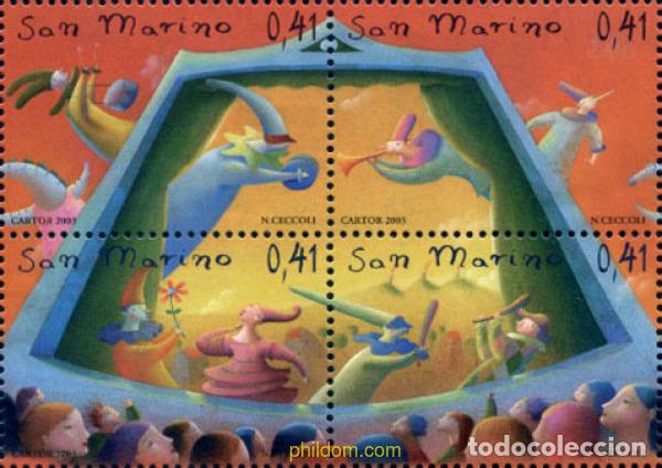 Sellos: 132961 MNH SAN MARINO 2003 MARIONETAS