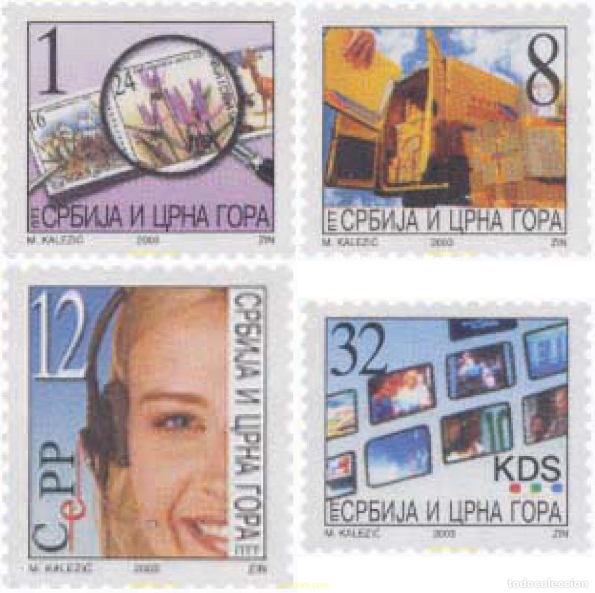 Sellos: 641047 MNH SERBIA Y MONTENEGRO 2003 SERVICIO POSTAL